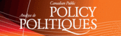 Canadian Public Policy/Analyse de politiques