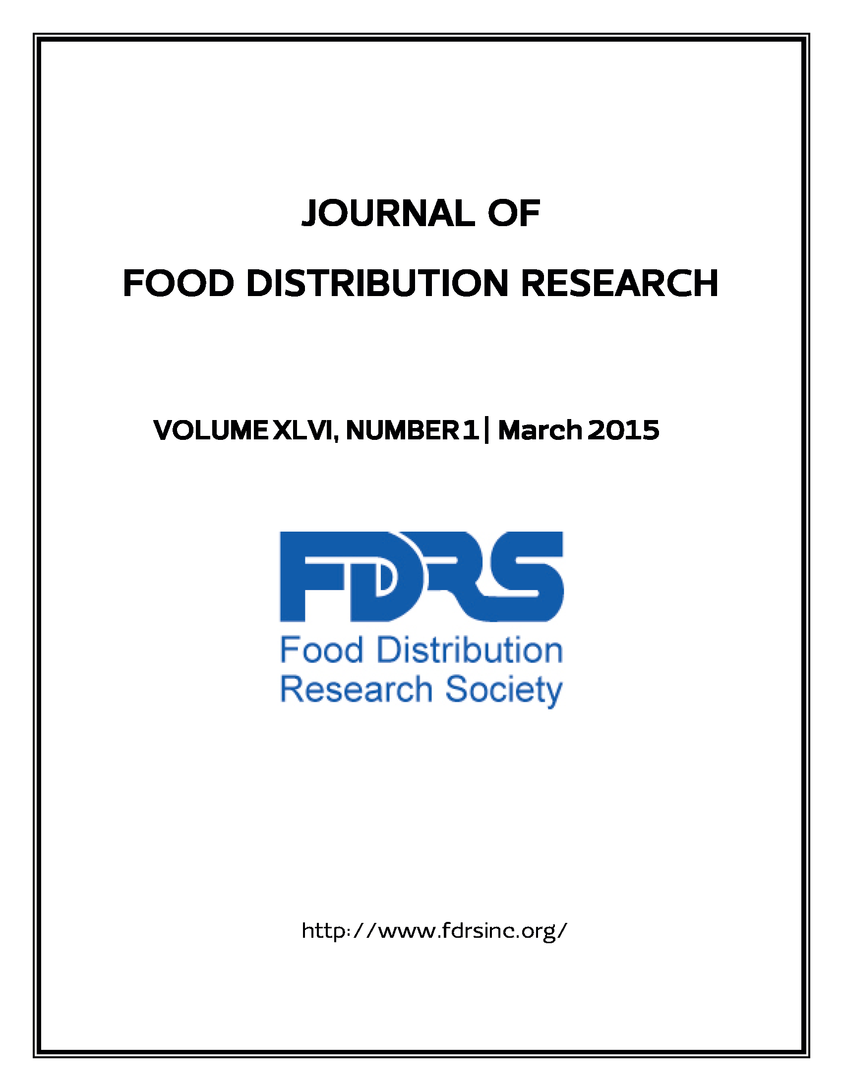 Journal of Food Distribution Research