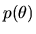 $p(\theta)$