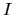 $\boldmath {I}$