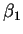 $\beta_1$
