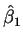 $\hat\beta_1$